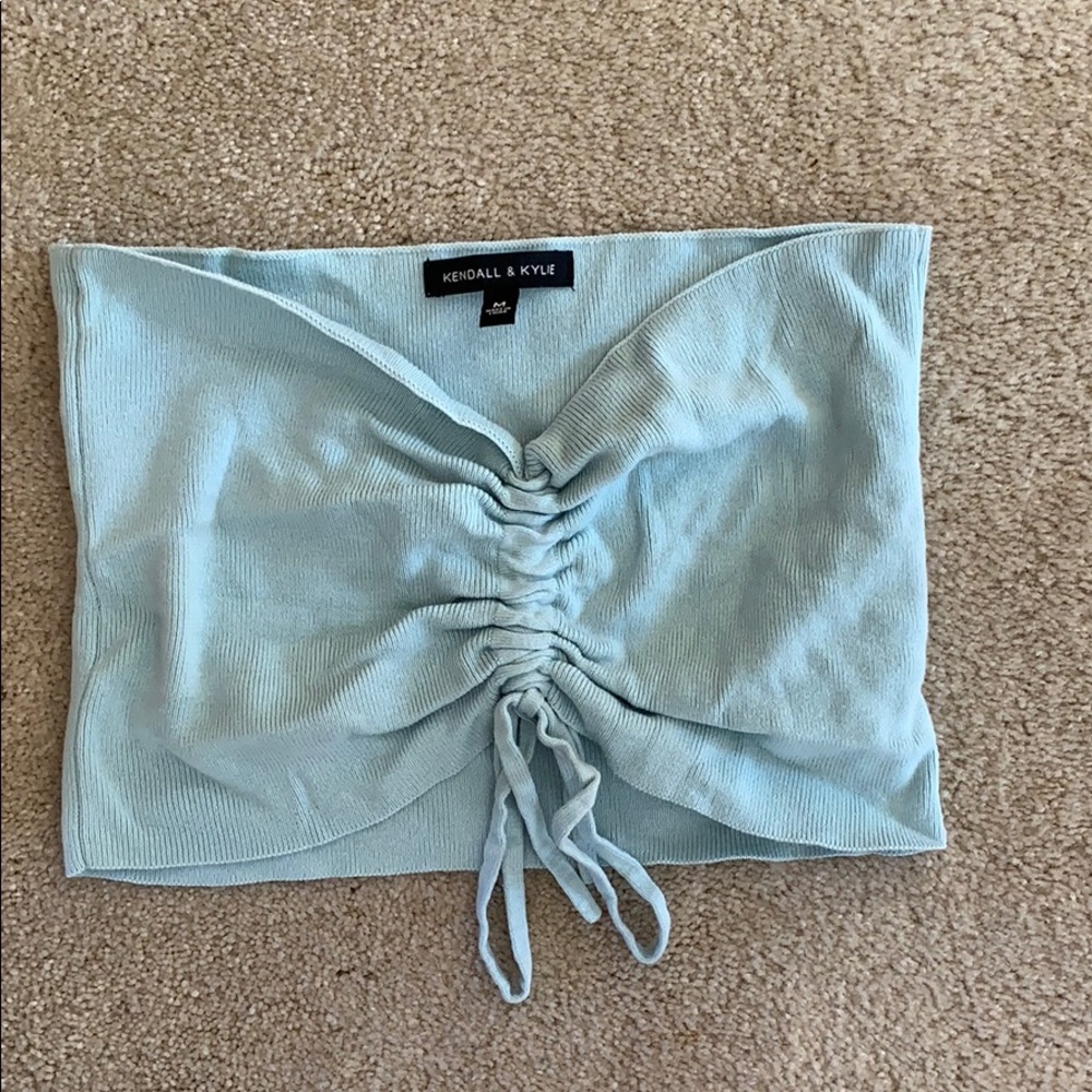 Kendall and Kylie/Pacsun green tube top